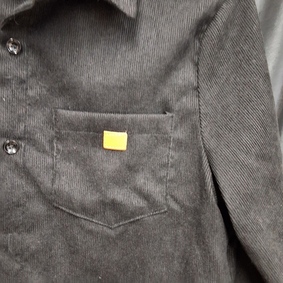 SHEIN Kids Button Down Shirt - Charcoal Gray - Picture 3 of 6